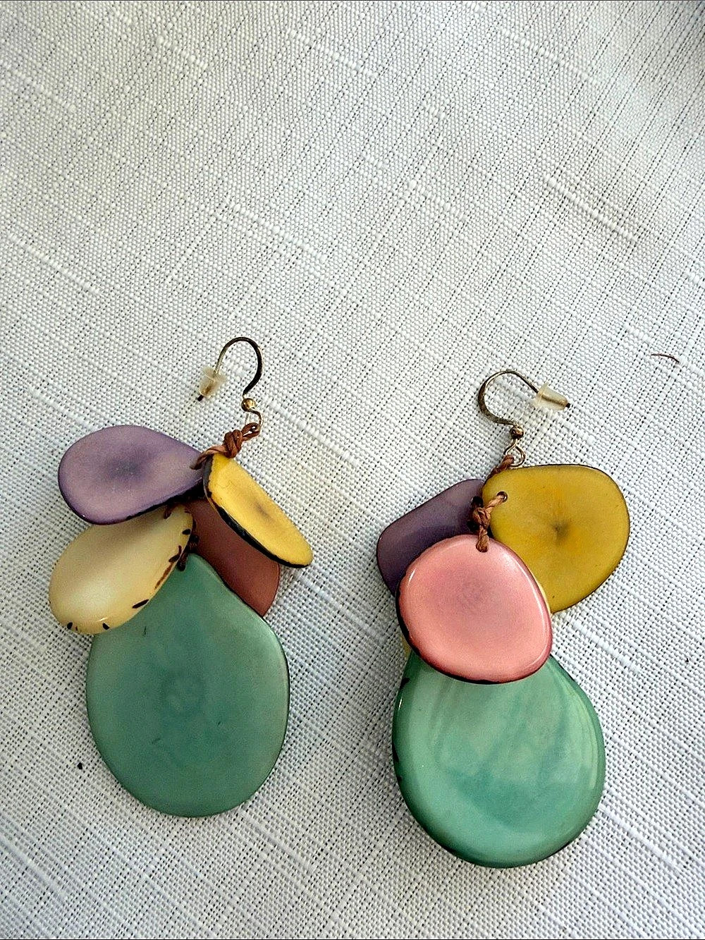 Multi-Color Statement Dangle Earrings
